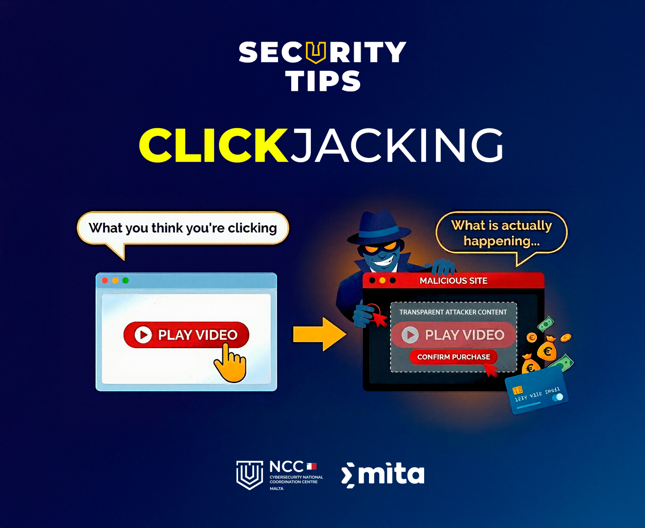 High Risk Clicker Beware of the Invisible Threat - Clickjacking! - NCC